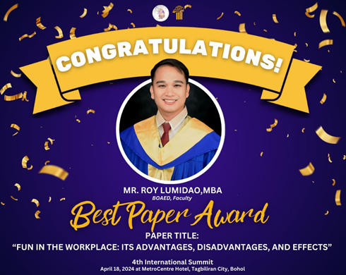 Lumidao Wins Best Paper Award at ‘Innovate to Elevate’ Business Education Summit