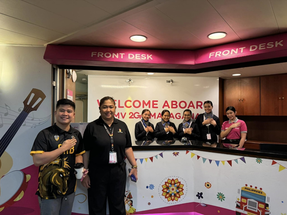 SMU-HTM Students Set Sail on the 2GO MASAGANA Ship