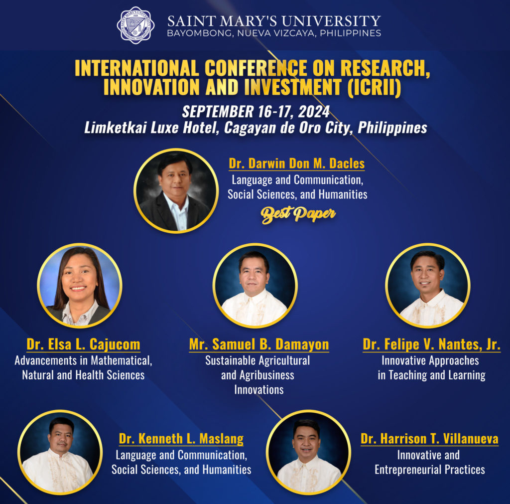 SMU at the forefront: Faculty excellence and innovation take center stage at ICRII 2024