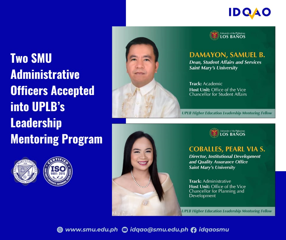 Two Administrative Officers Accepted into UPLB’s Leadership Mentoring Program