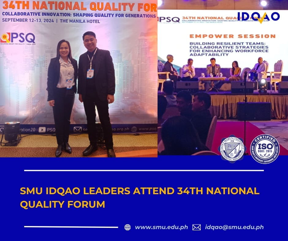 SMU IDQAO Leaders Attend 34th National Quality Forum