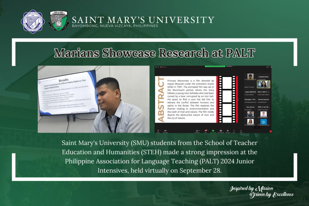 Marians showcase Research at PALT